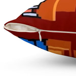 River City Ransom Decorative Throw Pillow | Retro NES Beat ’Em Up Home Décor | RetroPunkDesign - Retro Punk Design 