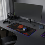 Command & Conquer Brotherhood of Nod Kane LED Gaming Mouse Mat  RGB Desk Pad  Retro RTS Game Accessory | RetroPunkDesign - Retro Punk Design 