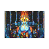 Chrono Trigger Black Omen Canvas Art Print | Retro RPG Wall Art | 100% Cotton Canvas