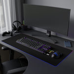 Psycho Diver: Soul Siren 1997 Gaming LED Mouse Pad  RGB Cyberpunk Anime Desk Mat Retro Gaming Accessory  RetroPunkDesign - Retro Punk Design 