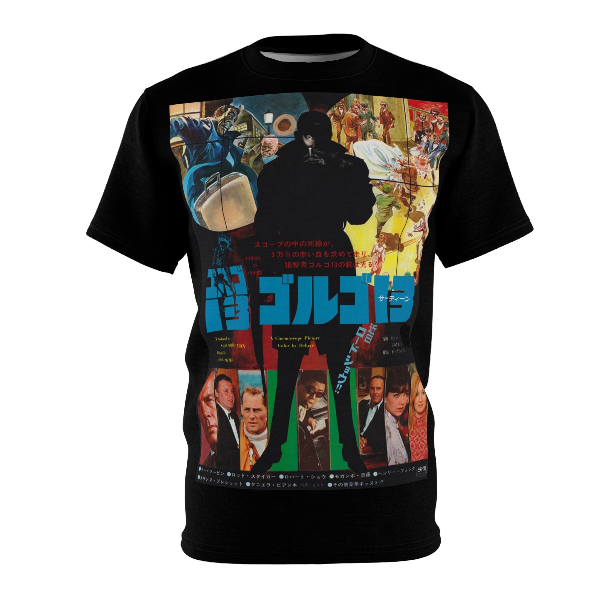 Golgo 13 Graphic Tee - Retro Punk Design 