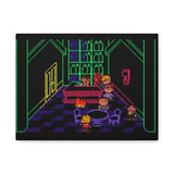 EarthBound MoonSide Café Canvas Art Print  Retro SNES Oil Painting Style Wall Art