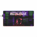 Metal Gear Solid LED Gaming Mouse Pad | Retro Stealth Action RGB Desk Mat | RetroPunkDesign - Retro Punk Design 