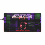 Metal Gear Solid LED Gaming Mouse Pad | Retro Stealth Action RGB Desk Mat | RetroPunkDesign - Retro Punk Design 