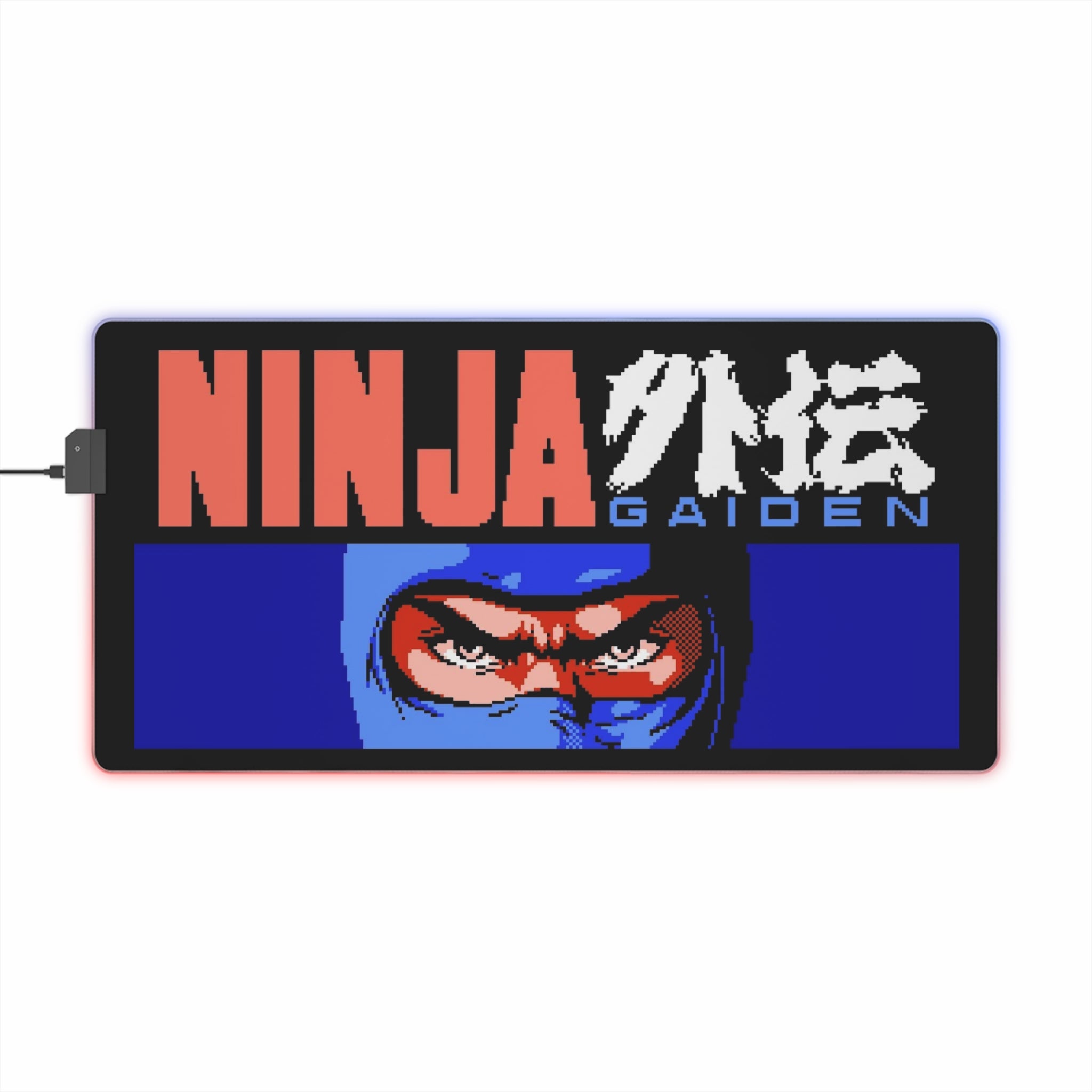 Ninja Gaiden Retro NES Game PC Gaming Led Mouse Pad - Retro Punk Design 