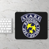 RetroPunkDesign Resident Evil S.T.A.R.S. Retro Gaming Mouse Pad Classic Survival Horror PC Mat