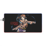 Black Lagoon Revy Gaming LED Mouse Pad  RGB Anime Desk Mat Action Cyberpunk Accessory  RetroPunkDesign - Retro Punk Design 