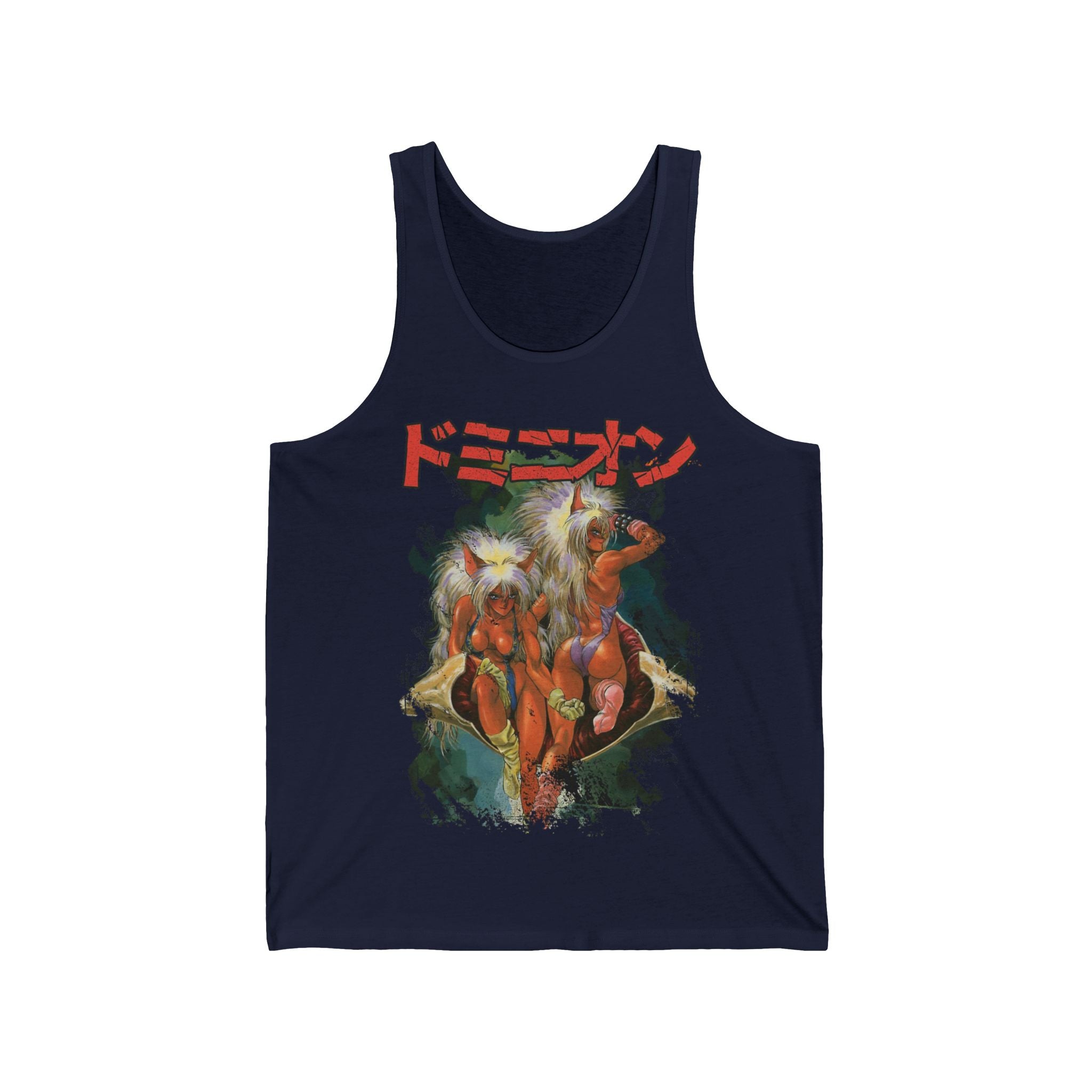 Dominion Tank Police Puma Sisters Tank Top | Retro Anime Streetwear | 80s Cyberpunk Apparel | RetroPunkDesign