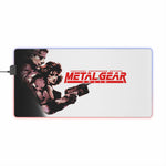 Metal Gear Solid Retro Gaming LED Mouse Mat  RGB Desk Mat  Stealth Game Accessory  RetroPunkDesign - Retro Punk Design 