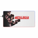 Metal Gear Solid Retro Gaming LED Mouse Mat  RGB Desk Mat  Stealth Game Accessory  RetroPunkDesign - Retro Punk Design 