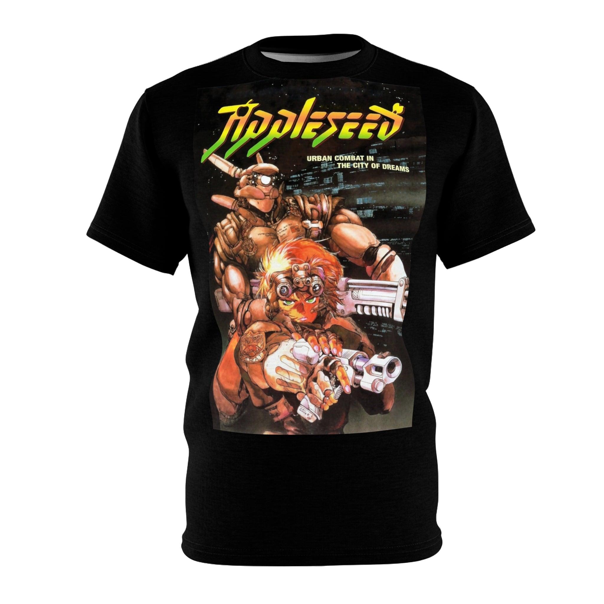 Appleseed 1988 Anime Graphic Tee Retro Graphic T-Shirt - Retro Punk Design 
