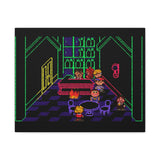 EarthBound MoonSide Café Canvas Art Print  Retro SNES Oil Painting Style Wall Art