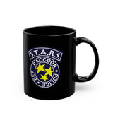 Resident Evil STARS 11oz Black Mug - Retro Punk Design 