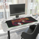 Final Fantasy III LED Gaming Mouse Mat  RGB Retro JRPG Desk Pad  90s SNES Game Accessory  RetroPunkDesign - Retro Punk Design 