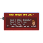 Wolfenstein 3D LED Gaming Mouse MatWolfenstein 3D LED Gaming Mouse Mat  RGB Retro PC Gaming Desk Pad  Classic FPS Accessory RetroPunkDesign - Retro Punk Design 