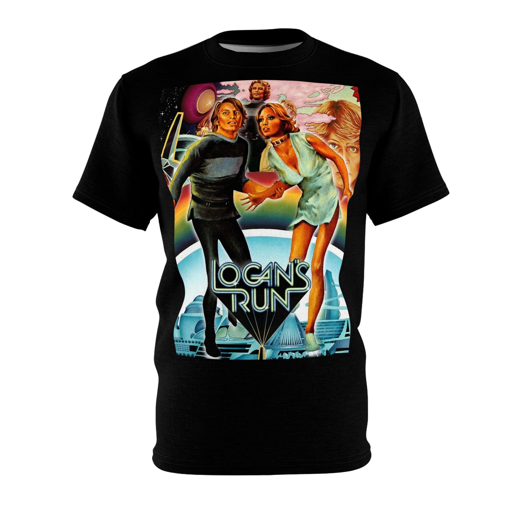 Logan's Run 1976 Graphic Tee - Retro Punk Design 