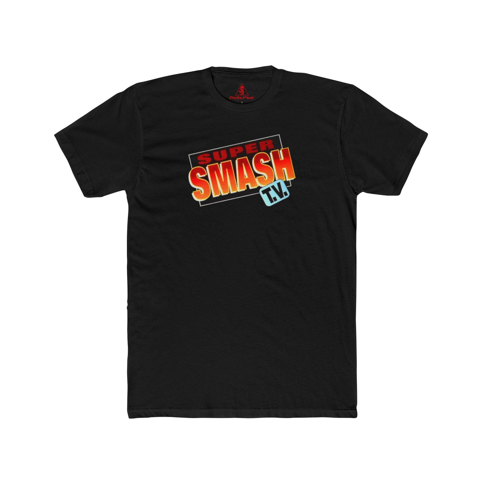 Super Smash T.V. Graphic Tee - Retro Punk Design 