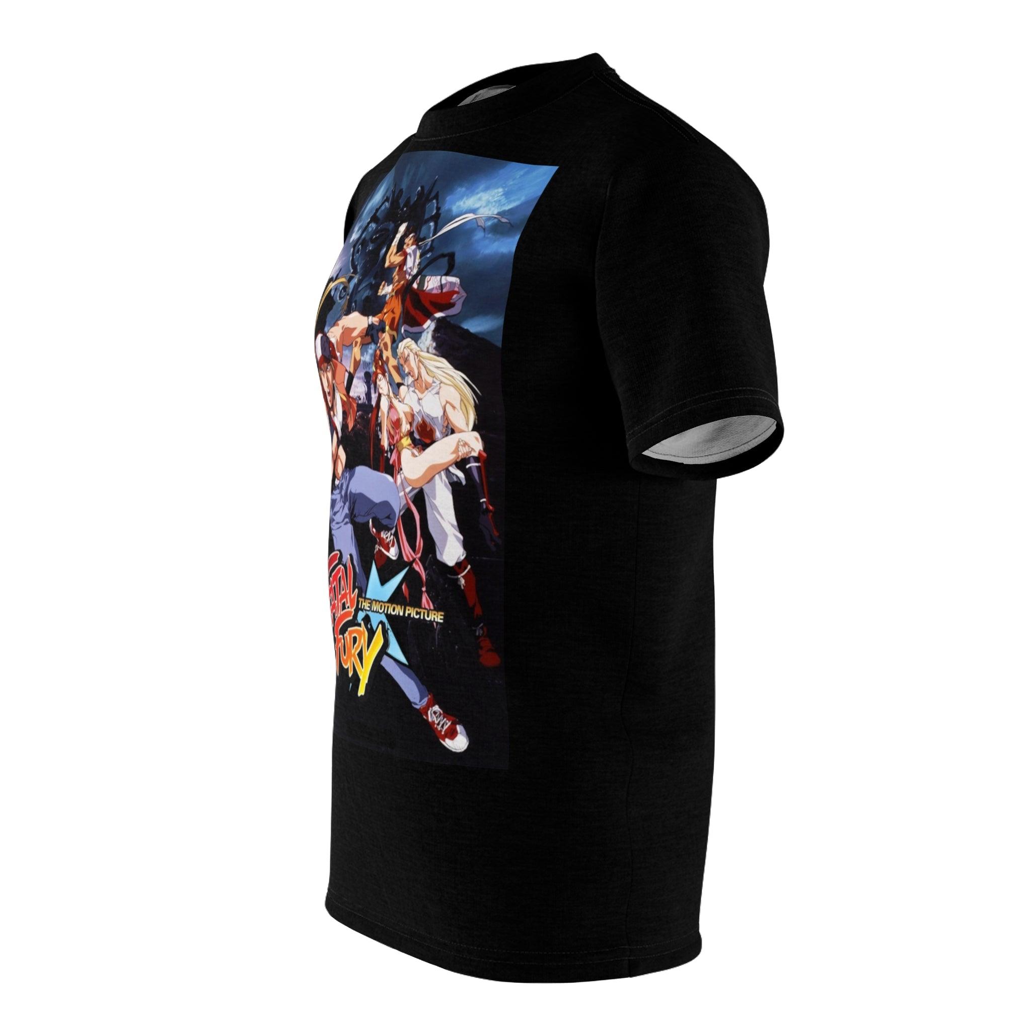 Fatal Fury The Motion Picture Anime Graphic Tee - Retro Punk Design 