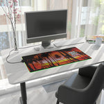 Grand Theft Auto Vice City LED Gaming Mouse Mat  RGB Desk Pad  80s Neon Palm Game Accessory  RetroPunkDesign - Retro Punk Design 