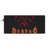 Diablo 1997 Gaming LED Mouse Pad  RGB Retro PC RPG Desk Mat  Classic Blizzard Accessory  RetroPunkDesign - Retro Punk Design 