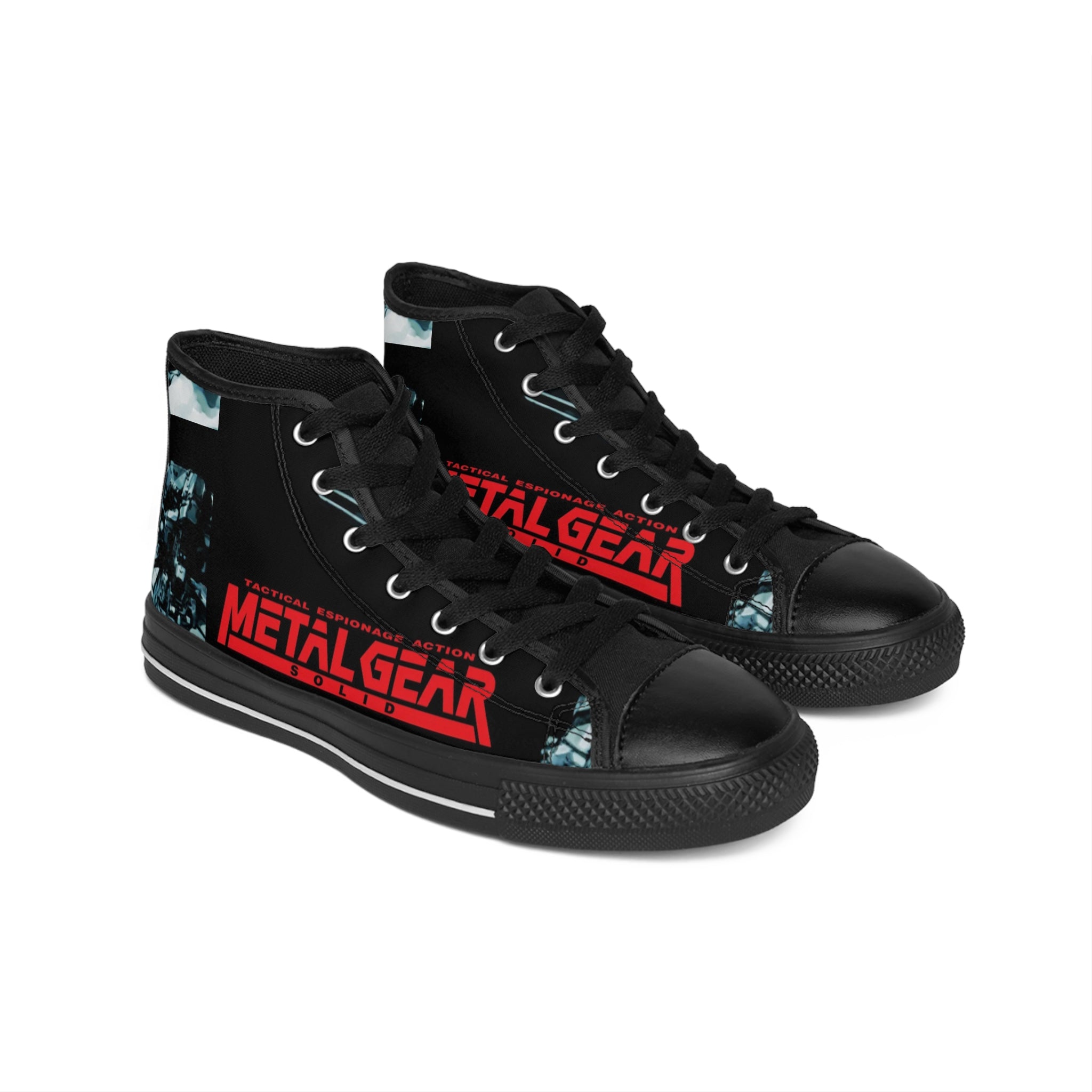 Metal Gear Solid Classic Sneakers - Retro Punk Design 