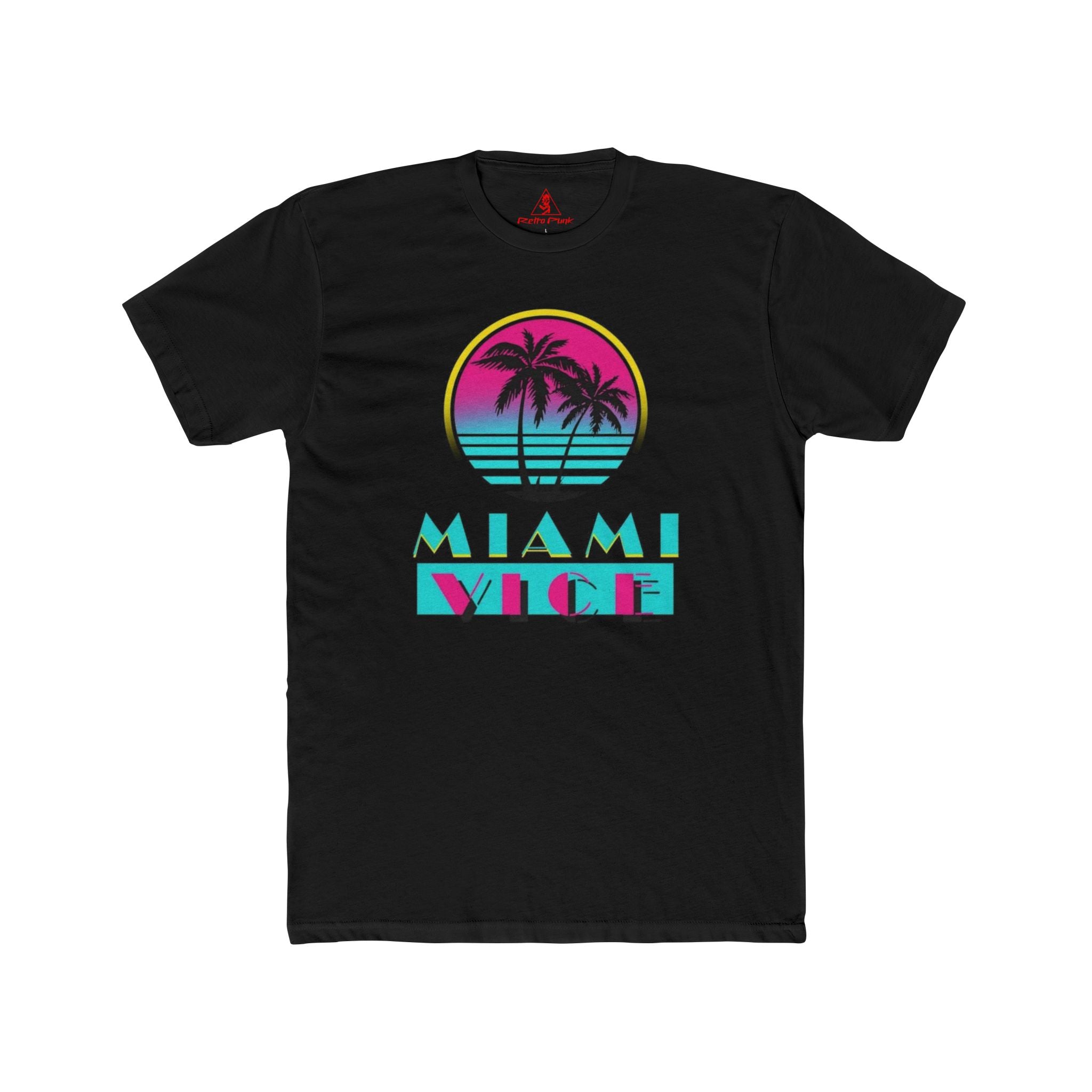 Miami Vice Graphic T-Shirt  80s Crime Drama TV Show Tee  RetroPunkDesign