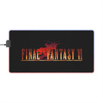 Final Fantasy VI LED Gaming Mouse Pad RGB Desk Mat - Retro Punk Design 