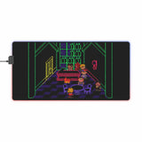 EarthBound Moonside LED Gaming Mouse Pad | Retro SNES RPG RGB Desk Mat | RetroPunkDesign - Retro Punk Design 