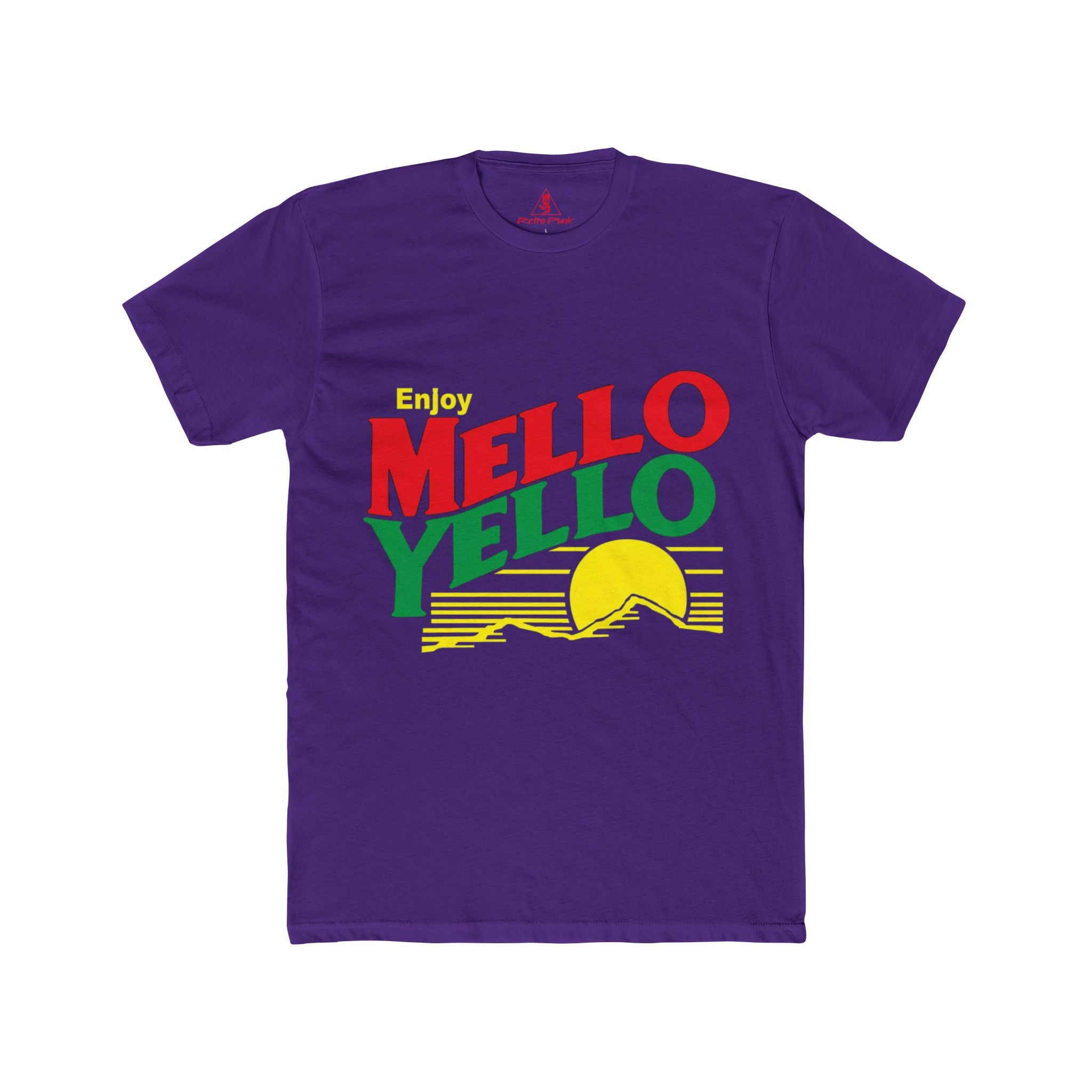 Mello Yello Graphic T-Shirt  Vintage 80s Soft Drink Tee  Retro Beverage Apparel  RetroPunkDesign