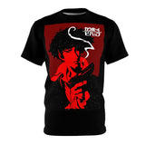 Cowboy Bebop Spike Spiegel Graphic T-Shirt | Retro Anime Sci-Fi Polyester Tee | RetroPunkDesign