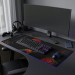 Command & Conquer Brotherhood of Nod Kane LED Gaming Mouse Mat  RGB Desk Pad  Retro RTS Game Accessory | RetroPunkDesign - Retro Punk Design 