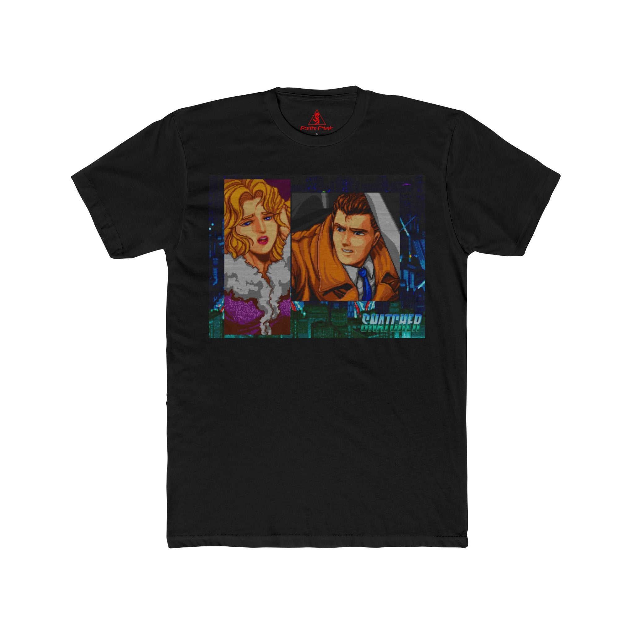 Snatcher 1988 Graphic T-Shirt | Hideo Kojima Retro Cyberpunk Gamer Tee | RetroPunkDesign