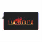 Final Fantasy VI LED Gaming Mouse Pad | Retro JRPG RGB Desk Mat | RetroPunkDesign - Retro Punk Design 