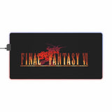 Final Fantasy VI LED Gaming Mouse Pad | Retro JRPG RGB Desk Mat | RetroPunkDesign - Retro Punk Design 