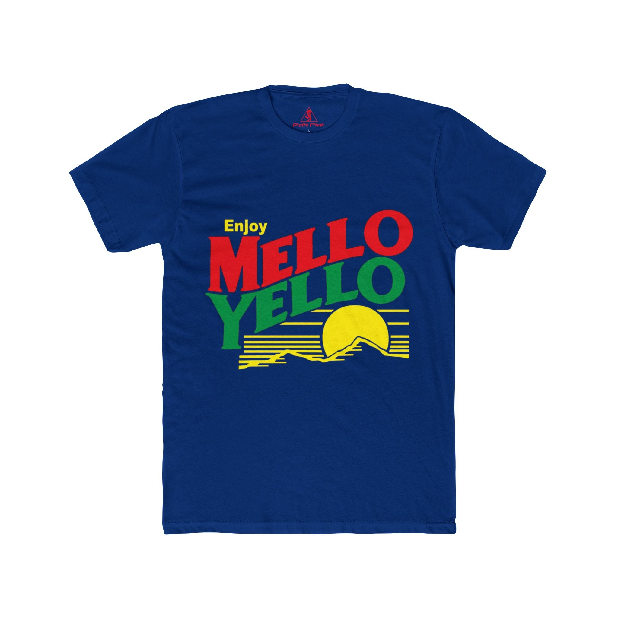 Mello Yello Graphic T-Shirt  Vintage 80s Soft Drink Tee  Retro Beverage Apparel  RetroPunkDesign