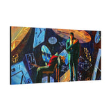 RetroPunkDesign Golgo 13 The Professional Clockmaker Canvas Art Print Anime Noir Wall Decor