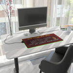 Wolfenstein 3D LED Gaming Mouse MatWolfenstein 3D LED Gaming Mouse Mat  RGB Retro PC Gaming Desk Pad  Classic FPS Accessory RetroPunkDesign - Retro Punk Design 
