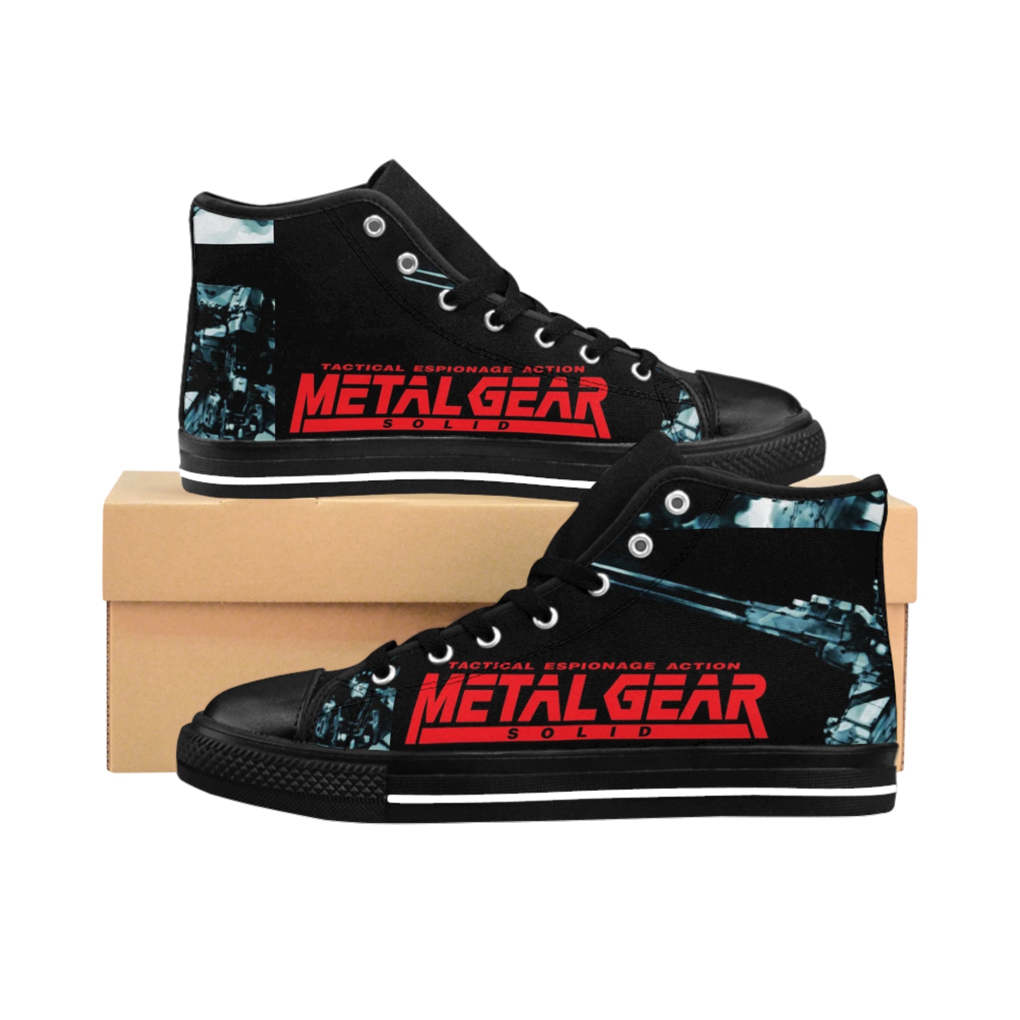 Metal Gear Solid Classic Sneakers - Retro Punk Design 