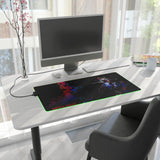 Metal Gear Solid Retro Gaming LED Mouse Pad  RGB Desk Mat  Stealth Game Accessory  RetroPunkDesign - Retro Punk Design 