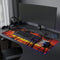Grand Theft Auto Vice City LED Gaming Mouse Mat  RGB Desk Pad  80s Neon Palm Game Accessory  RetroPunkDesign - Retro Punk Design 
