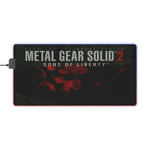 Metal Gear Solid 2 Sons of Liberty Retro Gaming LED Mouse Pad  RGB Desk Mat  Tactical Stealth Game Accessory  RetroPunkDesign - Retro Punk Design 