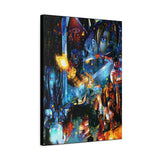 RetroPunkDesign Final Fantasy VII 1997 Canvas Art Print Retro JRPG PlayStation Wall Decor