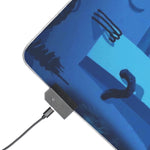 Another World LED Gaming Mouse Pad | Retro Cinematic PC Adventure RGB Desk Mat | RetroPunkDesign - Retro Punk Design 