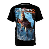 Uncharted 2: Among Thieves Graphic T-Shirt | PlayStation Adventure Game Tee | RetroPunkDesign