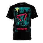 Predator 1987 Arnold Schwarzenegger Graphic T-Shirt | Retro Action Sci-Fi Polyester Tee | RetroPunkDesign - Retro Punk Design 