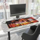 Grand Theft Auto Vice City LED Gaming Mouse Mat  RGB Desk Pad  80s Neon Palm Game Accessory  RetroPunkDesign - Retro Punk Design 