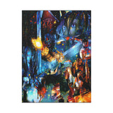 RetroPunkDesign Final Fantasy VII 1997 Canvas Art Print Retro JRPG PlayStation Wall Decor