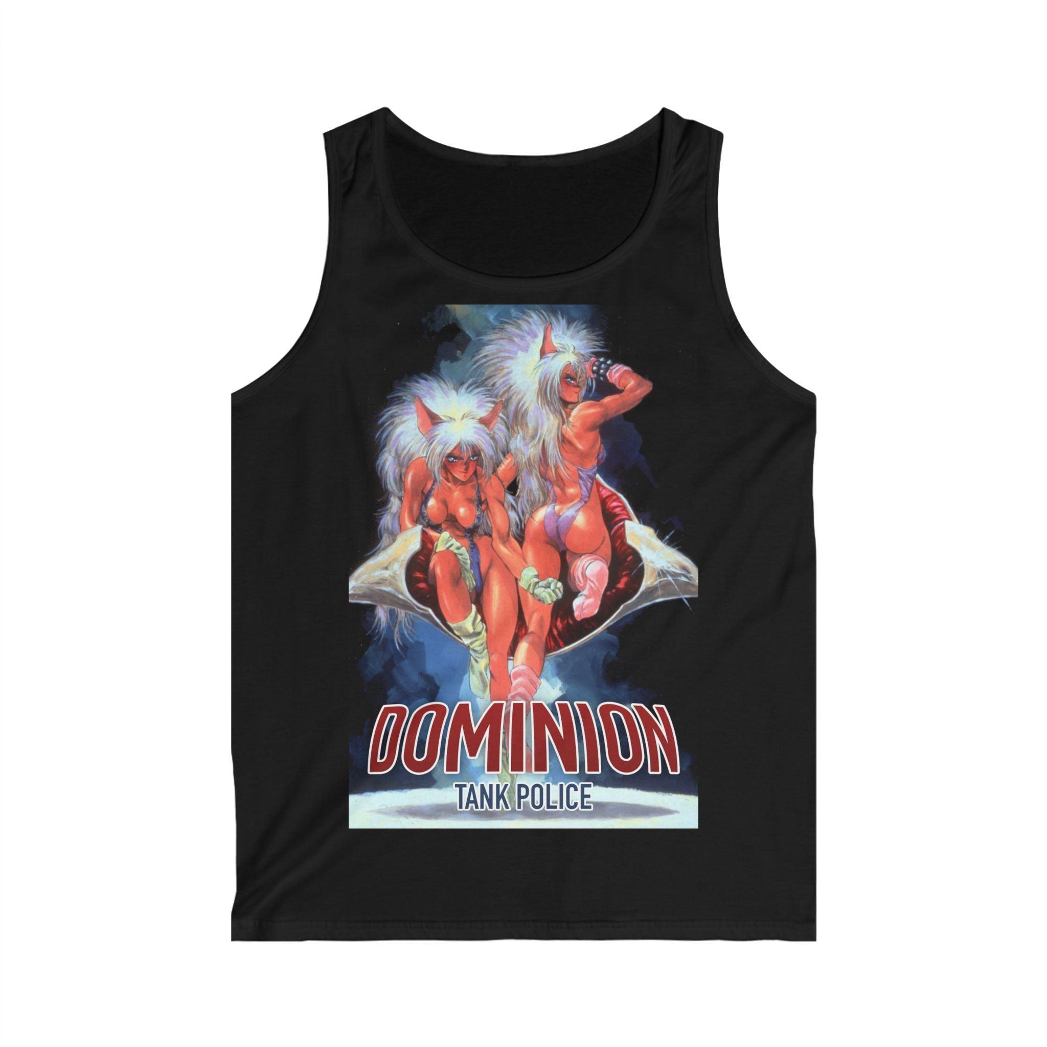 Dominion Tank Police Graphic Tee - Retro Punk Design 