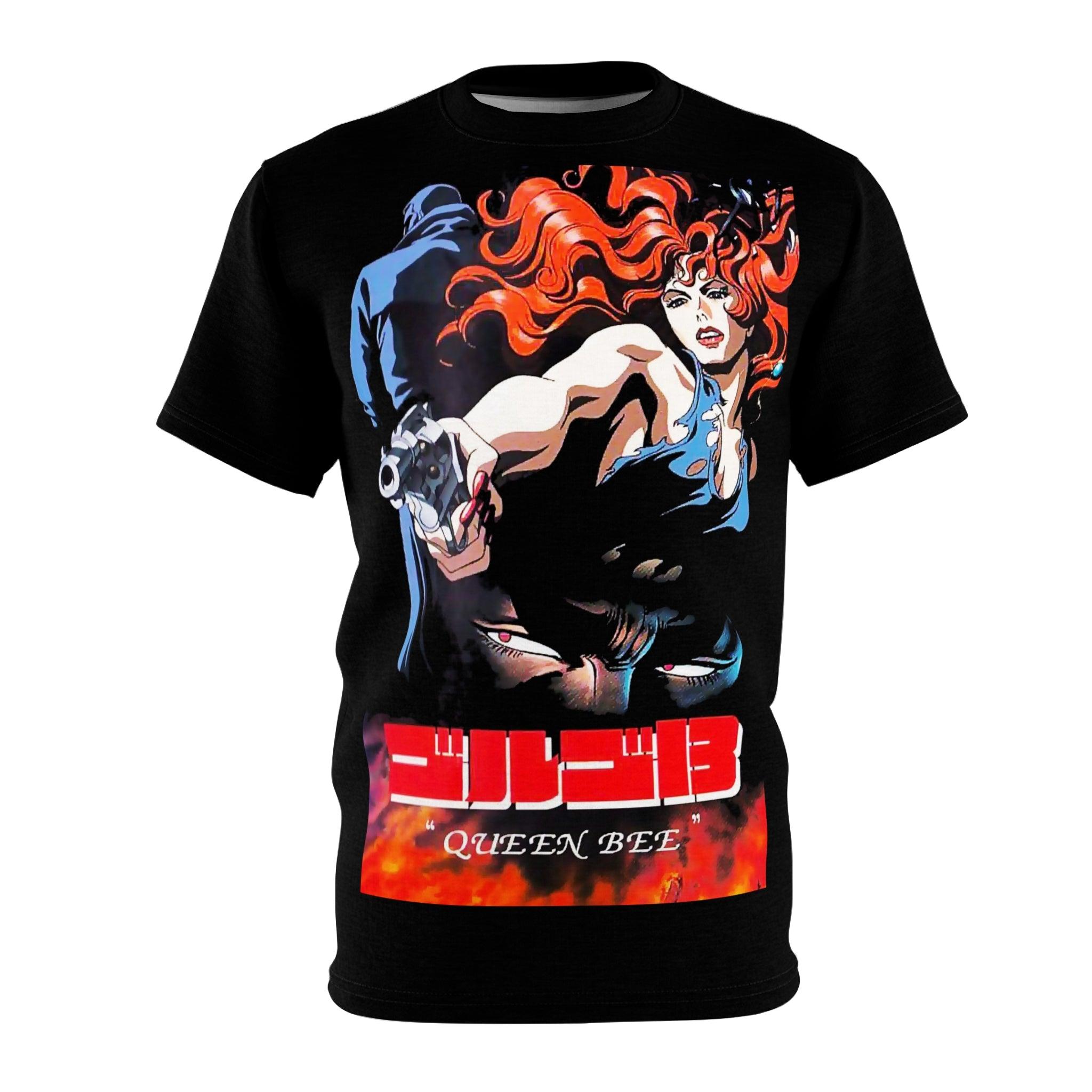 Golgo 13 Queen Bee Anime Graphic Tee - Retro Punk Design 