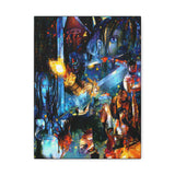 RetroPunkDesign Final Fantasy VII 1997 Canvas Art Print Retro JRPG PlayStation Wall Decor